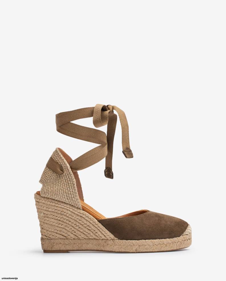 Unisa čevlje semiš espadrile otroci zelena - Unisa on Sale