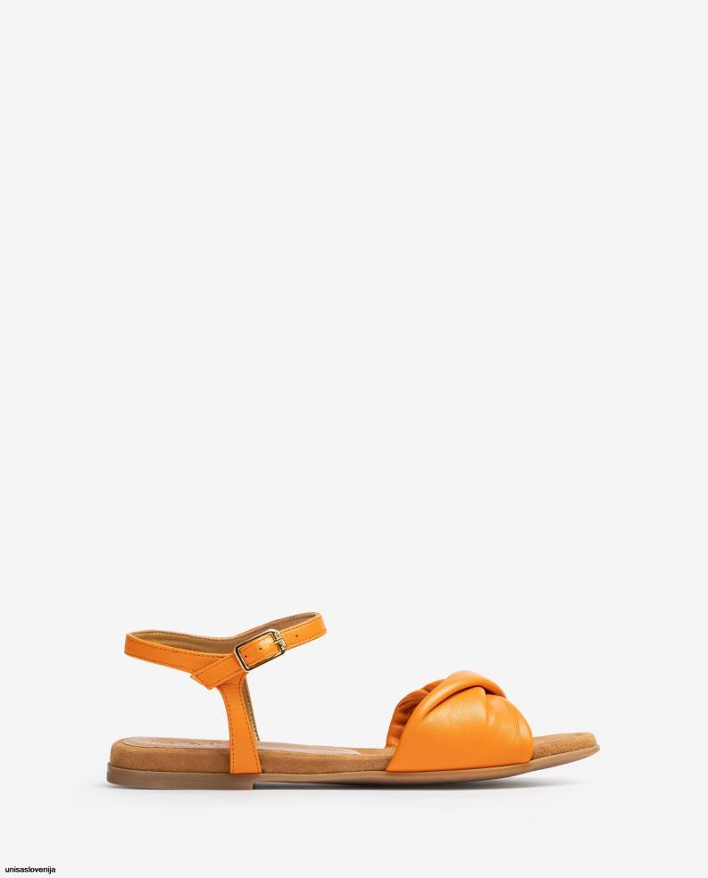 Unisa čevlje sandal s prešitim vampom ženske oranžna - Unisa on Sale